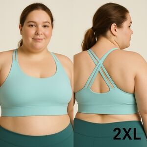 XXL Criss-Cross Back Spirts Bra NEW